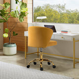 Chandra Velvet Office Chair