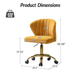 Chandra Velvet Office Chair