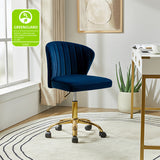 Chandra Velvet Office Chair