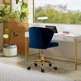 Chandra Velvet Office Chair