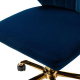 Chandra Velvet Office Chair