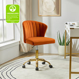 Chandra Velvet Office Chair
