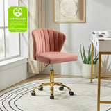 Chandra Velvet Office Chair