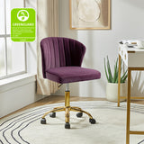 Chandra Velvet Office Chair