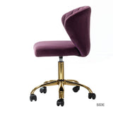 Chandra Velvet Office Chair
