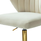 Chandra Velvet Office Chair