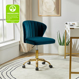 Chandra Velvet Office Chair