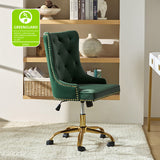 Adega Velvet Adjustable Office Chair