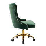 Adega Velvet Adjustable Office Chair