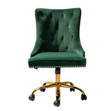 Adega Velvet Adjustable Office Chair