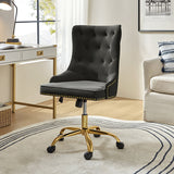 Adega Velvet Adjustable Office Chair