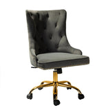 Adega Velvet Adjustable Office Chair