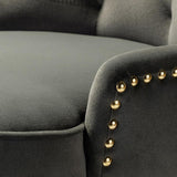 Adega Velvet Adjustable Office Chair