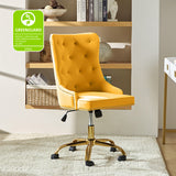 Adega Velvet Adjustable Office Chair