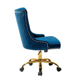 Adega Velvet Adjustable Office Chair