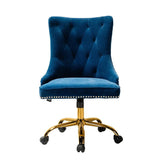 Adega Velvet Adjustable Office Chair
