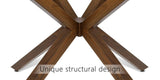 Oliver & Edwin 39" Modern Round Glass Top Dining Table Set for 4 (5-Piece)