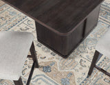 Oakley 60" Counter Storage Table, Black