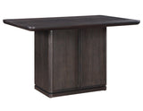 Oakley 60" Counter Storage Table, Black