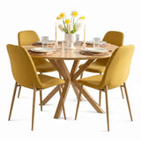 Oliver & Oslo 39" Round Dining Table Set for 4 (5-Piece)