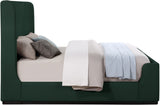 Oliver Contemporary Bed in Rich Boucle Fabric with Solid Wood Finish for Elegant Bedroom Style