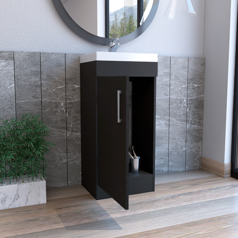 Sevilla Bathroom Vanity, Single Door Cabinet