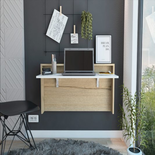 London Floating Desk, Wall Assembly