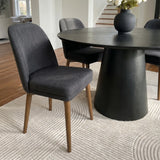 Orchid & Athena 52" Round Solid Oak Dining Table Set for 4 (5-Piece)