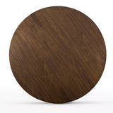 Orchid 52" Solid Oak Wood Round Pedestal Dining Table