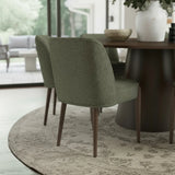 Orchid & London 60" Round Solid Oak Dining Table Set for 6 (7-Piece)