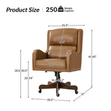 Otto Executive Task Chair with Adjustable Seat Height and Tilt Mechanism