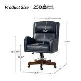 Otto Executive Task Chair with Adjustable Seat Height and Tilt Mechanism