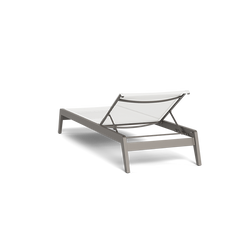 Shop Harbour Pacific Aluminum Angled Sun Lounge (Aluminum Taupe / Batyline White)