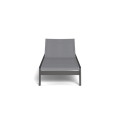 Shop Harbour Pacific Aluminum Angled Sun Lounge (Aluminum Asteroid / Batyline Silver)