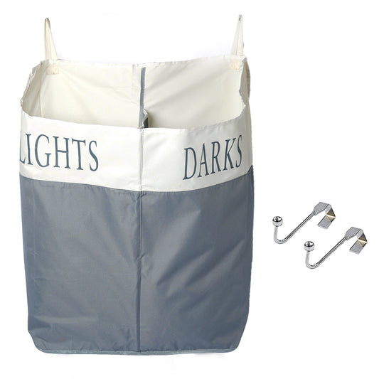 Door Hanging Laundry Bag - dual Hamper - XL