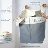 Door Hanging Laundry Bag - dual Hamper - XL