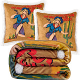 Gunslinger Campfire Sherpa Throw