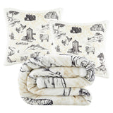 Farm Life Campfire Sherpa Throw