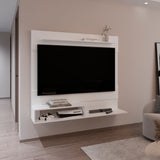 Being Floating Entertainment Center with TV Space, One Superior Shelf, Two Storage Shelves, Wall-Mounted Media Console for Living Room, Modern Floating TV Stand for Small Spaces and Home Organization