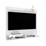 Being Floating Entertainment Center with TV Space, One Superior Shelf, Two Storage Shelves, Wall-Mounted Media Console for Living Room, Modern Floating TV Stand for Small Spaces and Home Organization