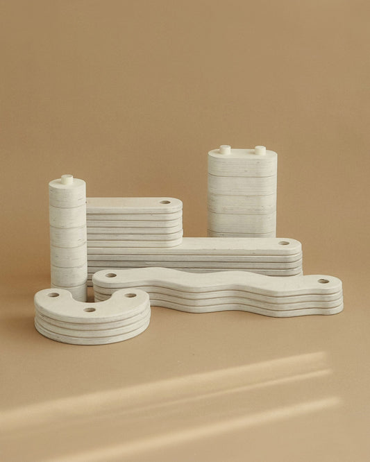 POLKU separate | long curly | birch