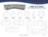 Park City 6-Piece Dual-Power Sectional