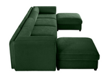 PERTH 142" Sofa 4 Seater with 2 Ottoman
