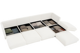 PERTH 142" Sofa 4 Seater with 1 Ottoman
