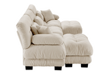 CLOUDIES 134" Sofa 3 Seater with 2 Ottoman