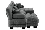 CLOUDIES 134" Sofa 3 Seater with 2 Ottoman