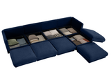 PERTH 142" Sofa 4 Seater with 1 Ottoman