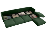 PERTH 142" Sofa 4 Seater with 1 Ottoman