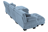 CLOUDIES 134" Sofa 3 Seater with 2 Ottoman