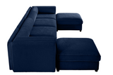 PERTH 142" Sofa 4 Seater with 2 Ottoman